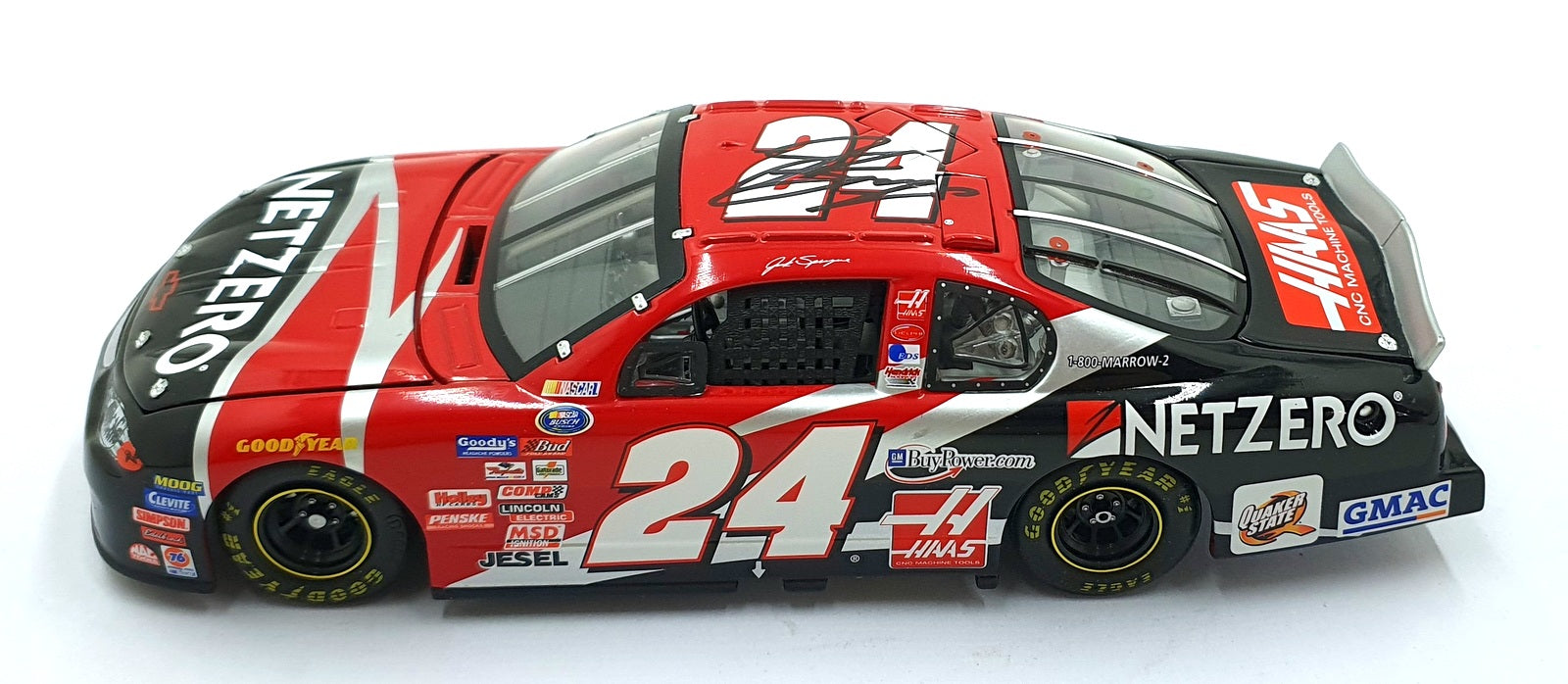 Team Caliber 1/24 Scale P242259NZ 2002 Chevrolet Monte Carlo #24 NASCAR Sprague