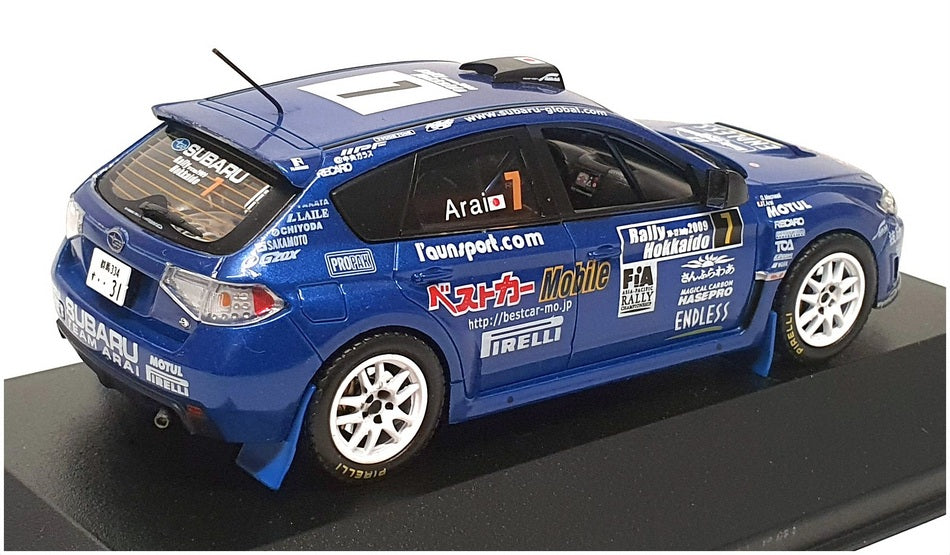 Racing Models 1/43 Scale MDC022 - Subaru Impreza WRX STi #1 Hokkaido 2009