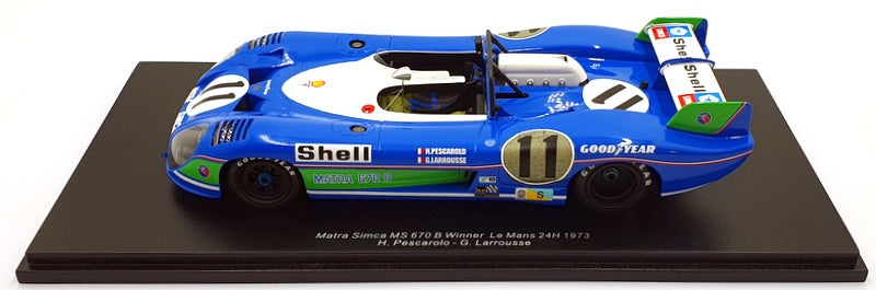 Spark 1/18 Scale 18LM73 - Matra Simca MS 670 B #11 1st Le Mans 24h 1973
