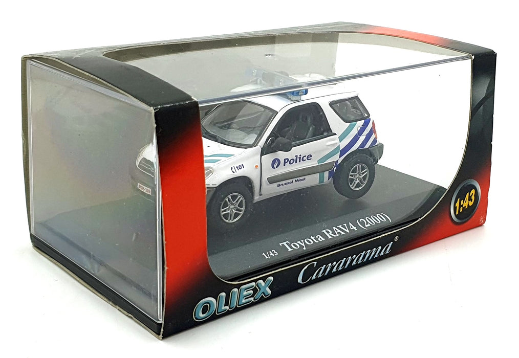Cararama 1/43 Scale 143040 - 2000 Toyota RAV4 Police Car - White