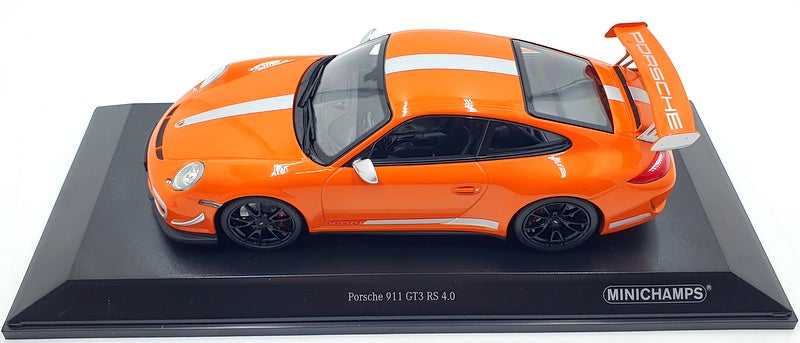 Minichamps 1/18 Scale 155 062224 Porsche 911 GT3 RS 4.0 2011 - Orange