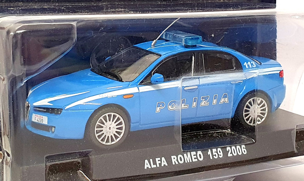 Deagostini 1/43 Scale DAG06B - 2006 Alfa Romeo 159 Polizia - Blue/White