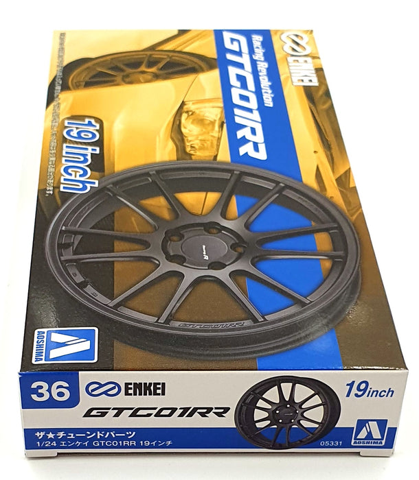 Aoshima 1/24 Scale 05331 - Enkei Revolution GTC01RR 19' Wheels & Tyres Set #36