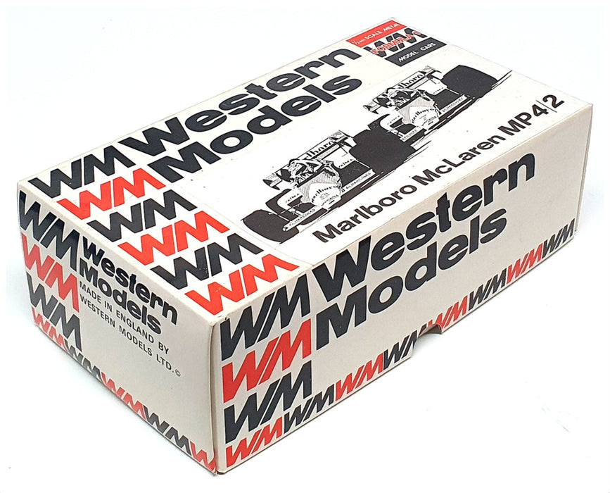 Western Models 1/24 Scale WM08 - F1 McLaren MP4/2 #12 Senna - Red/White