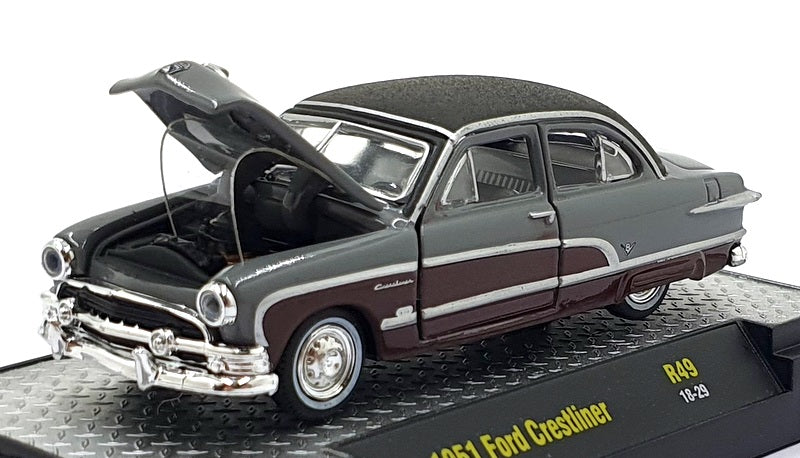Castline M2 Machines 1/64 Scale  R49 29 - 1951 Ford Crestliner - Grey