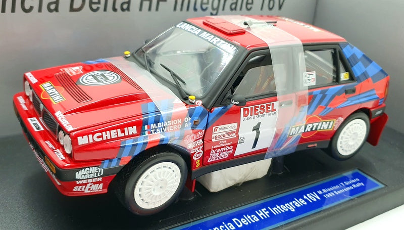 Sun Star 1/18 Scale Diecast 3105 Lancia Delta HF Intergrale 1989 Martini Baison