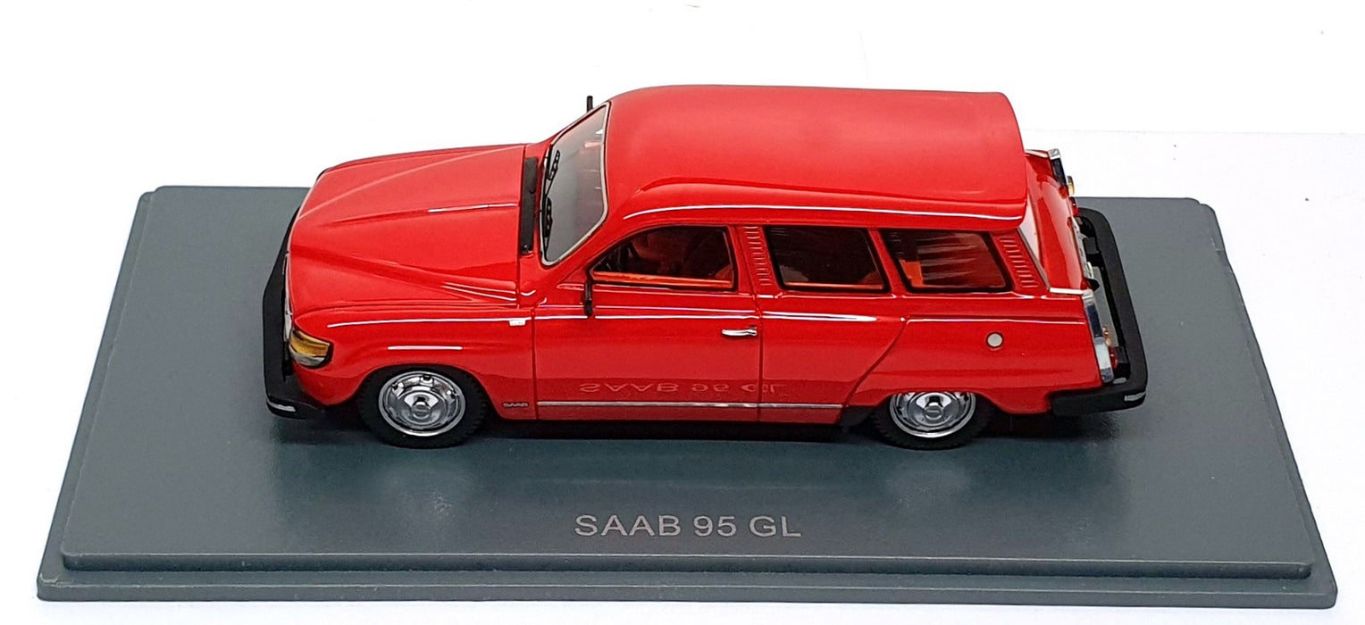 Neo 1/43 Scale Resin NEO 43768 - Saab 95 GL - Red