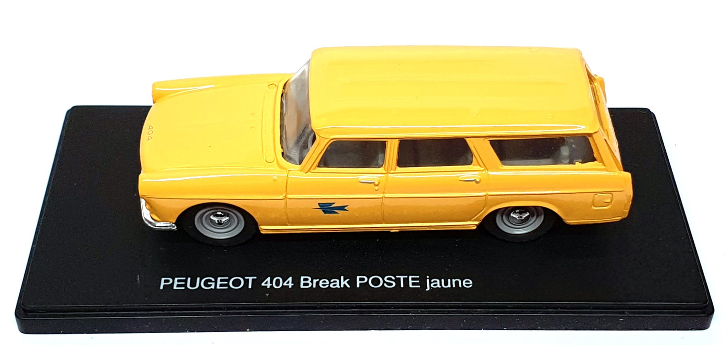 Eligor 1/43 Scale 100256 - Peugeot 404 Break Poste Jaune - Yellow