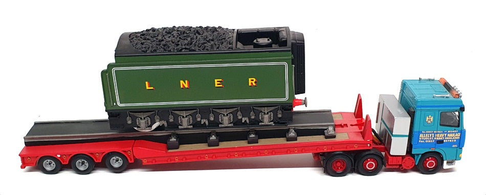 Corgi 1/50 Scale CC13213 - DAF XF 3Ax Low Loader & Loco Tender Load - Allely