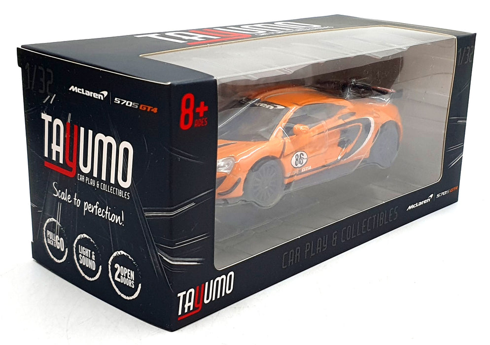 Tayumo 1/32 Pull Back & Go 32130011 - McLaren 570S GT4 LHD - Orange