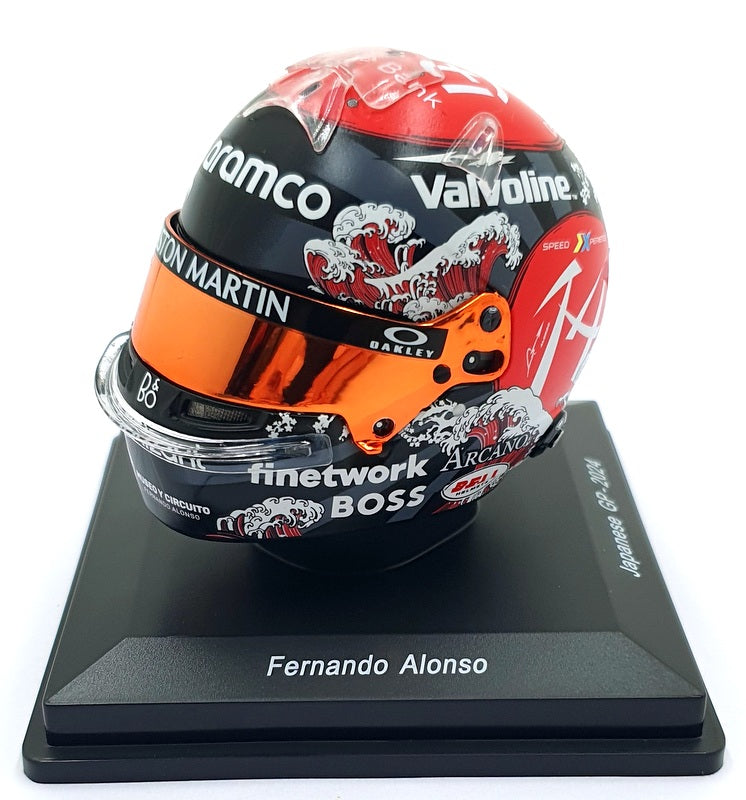 Spark 1/5 Scale 5HF178 - F1 Helmet F. Alonso Aramco 2024