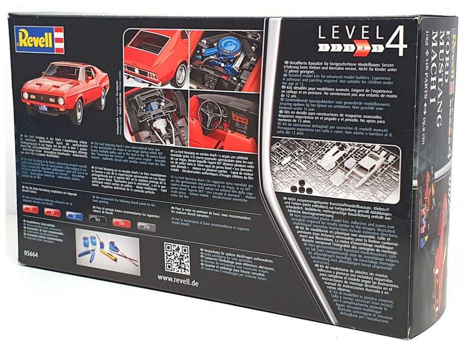 JAMES BOND KIT COMPLET MAQUETTE FORD MUSTANG I REVELL 05664 pas cher JAMES BOND KIT COMPLET MAQUETTE FORD MUSTANG I REVELL 05664 pas cher