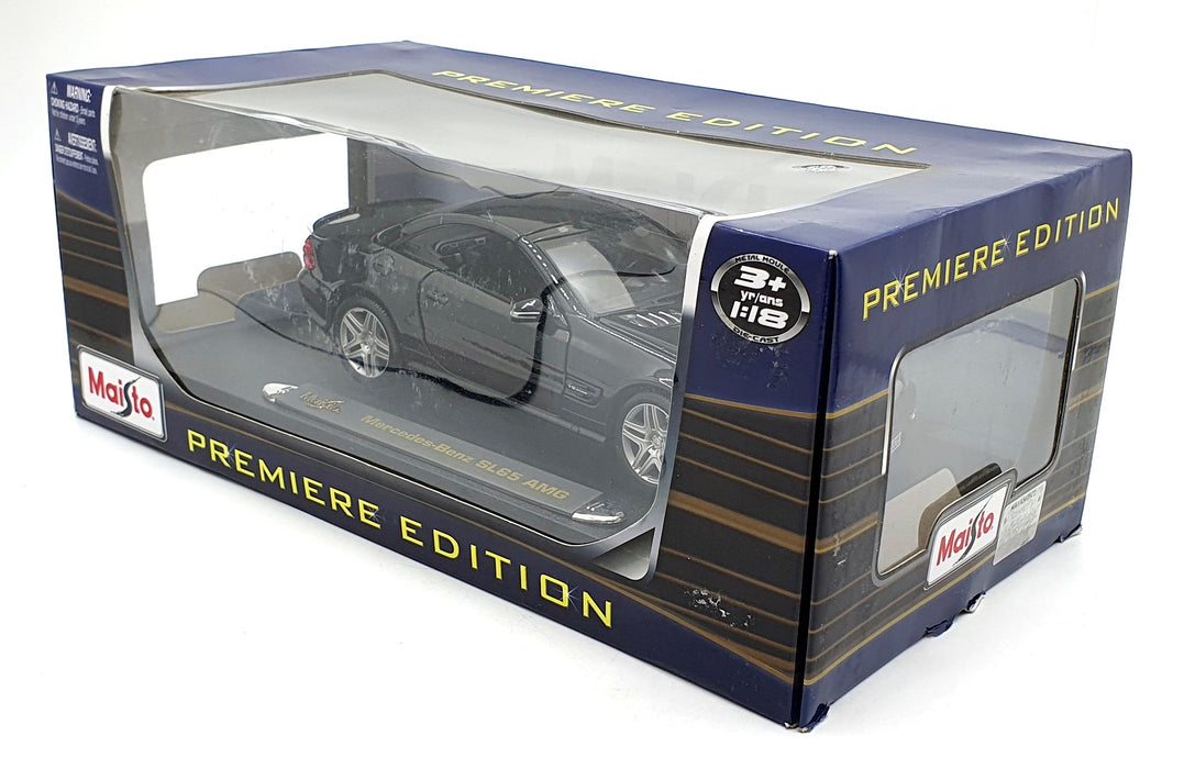 Maisto 1/18 Scale Diecast 36193 - Mercedes Benz SL65 AMG - Black