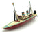 Juguete Paya 40cm Long Tinplate Boat 629 - 1935 Barco Pasajeros