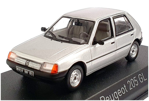 Norev 1/43 Scale Diecast 471735 - 1988 Peugeot 205 GL - Futura Grey