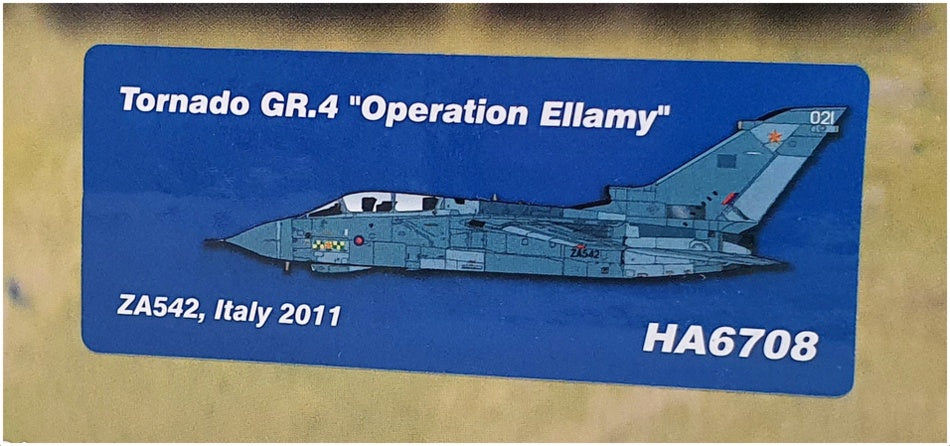 Hobby Master 1/72 Scale HA6708 - Tornado GR.4 Operation Ellamy ZA542 Italy 2011