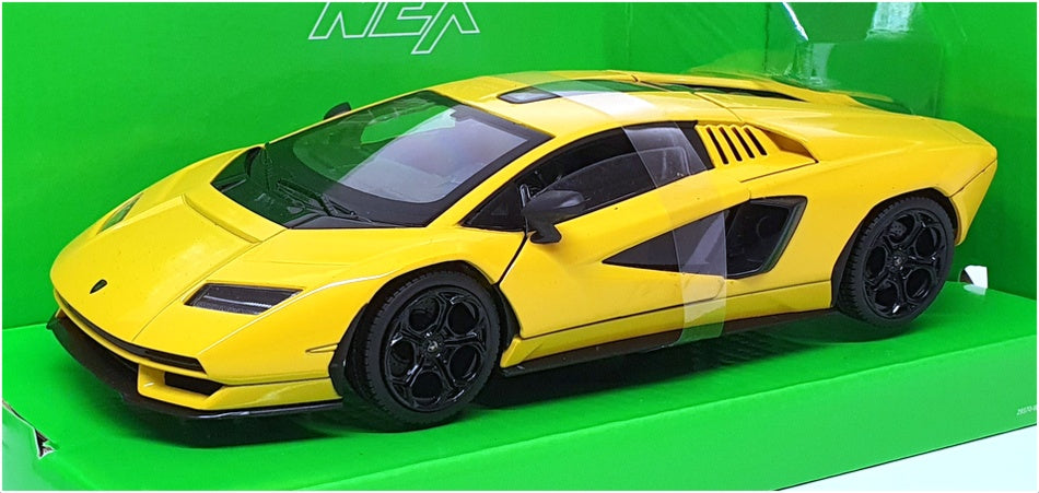 Welly NEX 1/24 Scale 24114W - Lamborghini Countach LPI 800-4 - Yellow