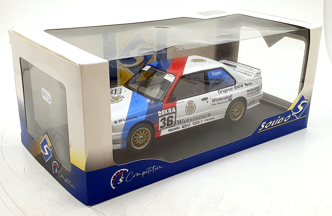 Solido 1/18 Scale S1801524 - BMW E30 M3 DTM 1989 Soper #36