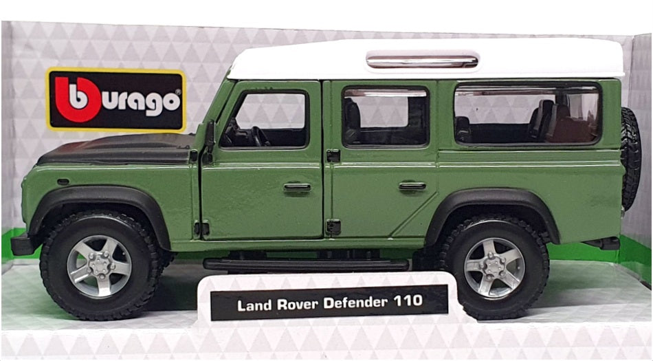Burago 1/32 Scale 18-43029/GN - Land Rover Defender 110 - Green