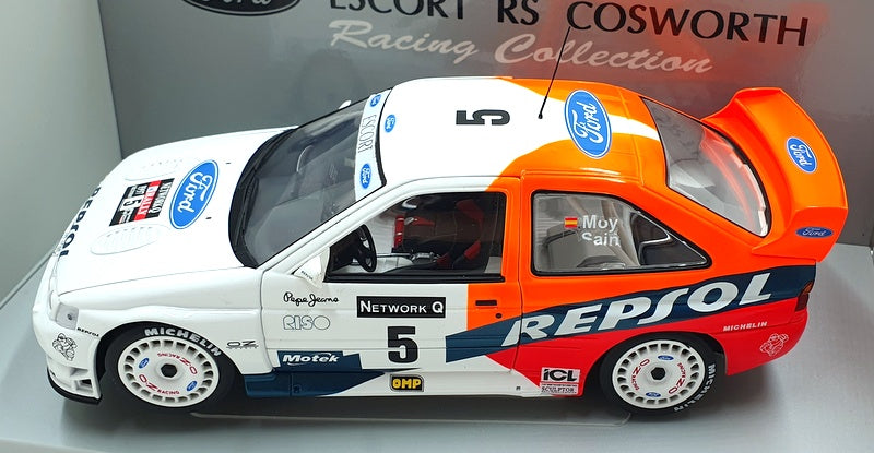 UT Models 1/18 Scale 39750 - Ford Escort WRC RAC Rally #5 Repsol 1997 Sainz Moya
