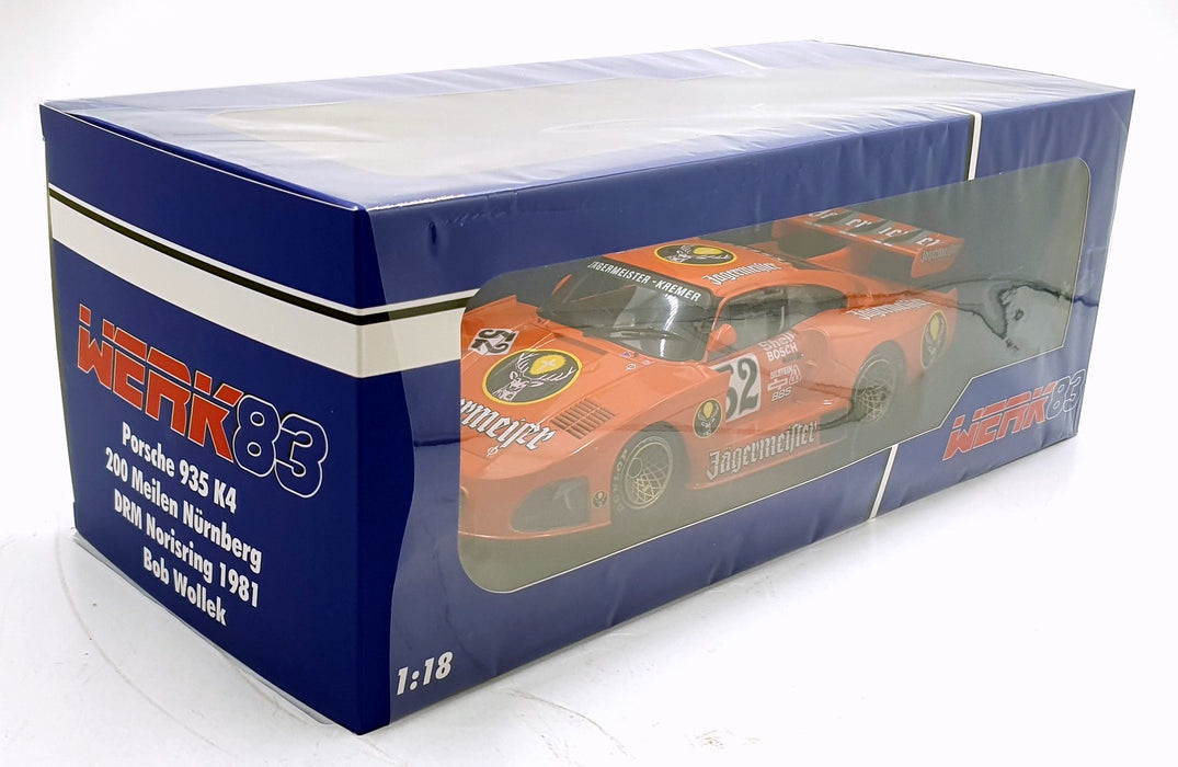 Werk83 1/18 Scale W18010001 - Porsche 935 K4 200 DRM 1981 Jagermeister #52