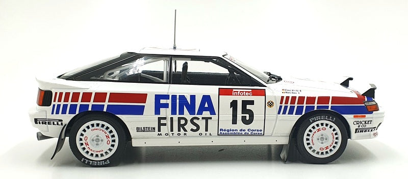Triple9 1/18 Scale Diecast T9-1800200 - Toyota Celica #15 Tour de Corse 1991