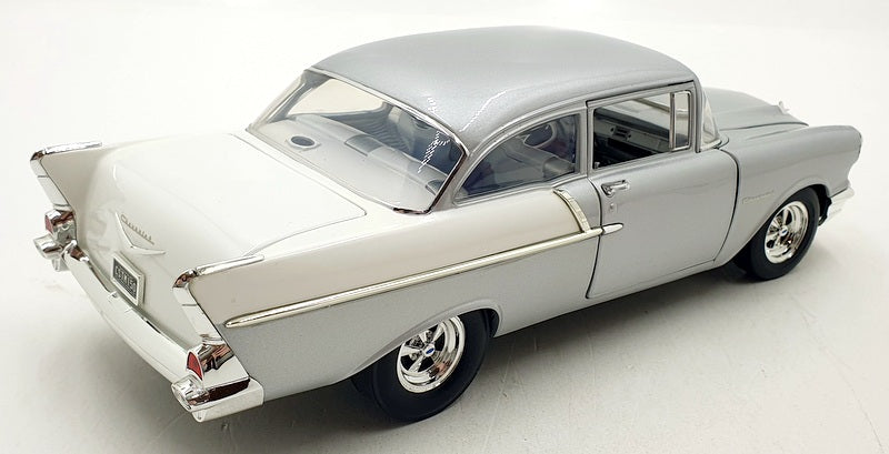 Acme 1/18 Scale Diecast A1807016 - 1957 Chevrolet 150 Street Strip - Silver
