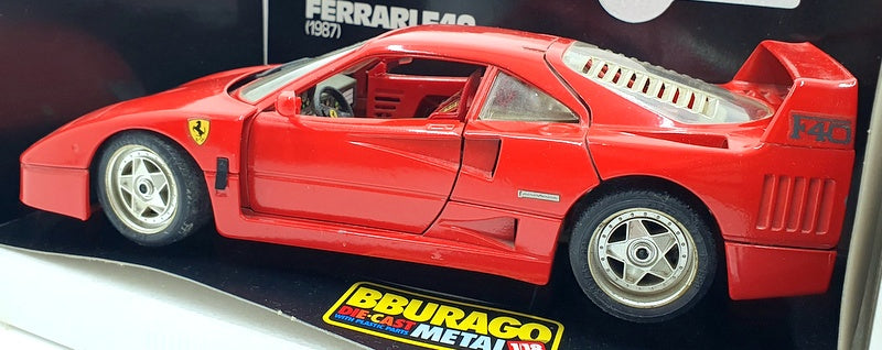 Burago 1/18 Scale Diecast 3032 - Ferrari F40 1987 - Red