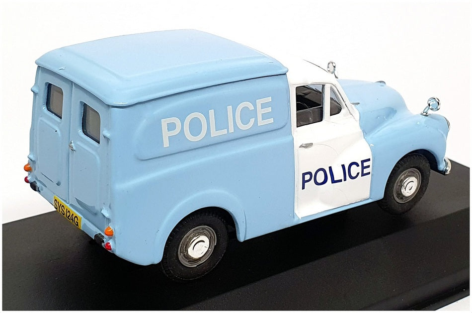 Vanguards 1/43 Scale VA01123 - Morris Minor Van Glasgow Police - Lt Blue/White