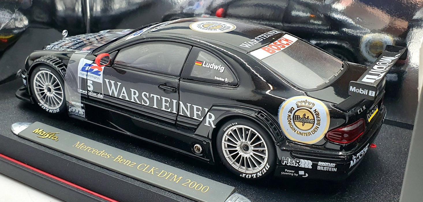 Maisto 1/18 Scale 38888 - Mercedes Benz CLK DTM 2000 #5 - Black