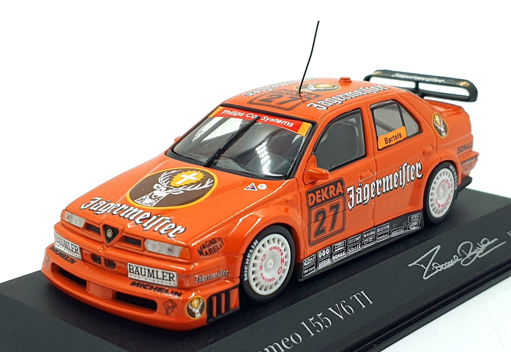 Minichamps 1/43 Scale 430 940127 - Alfa Romeo 155 V6 TI #27 1994 Jagermeister