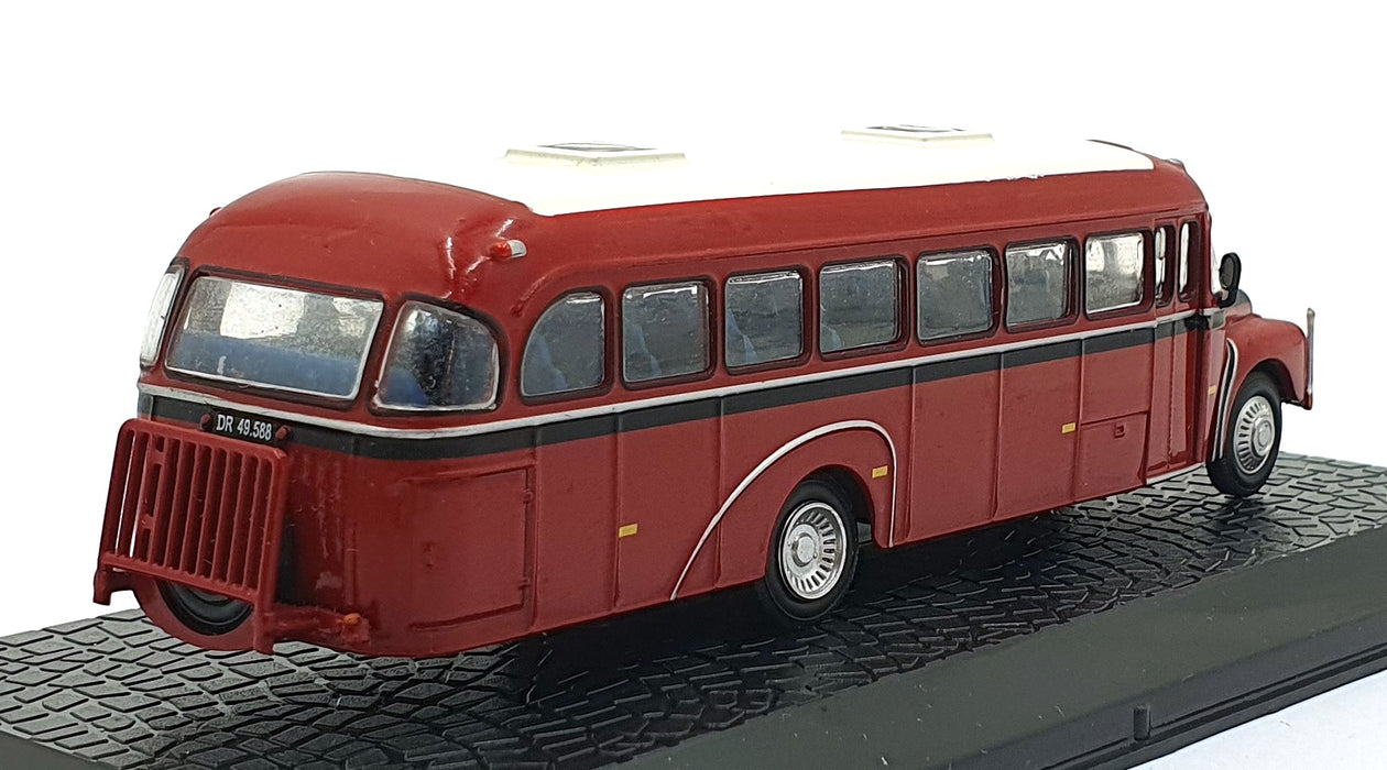 Atlas Editions 1/72 Scale 7 163 125 - 1957 Volvo B375 - Dark Red