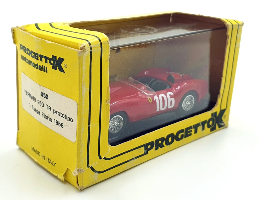 ProgettoK 1/43 Scale 052 - Ferrari 250 TR - 1st #106 Targa Florio 1958
