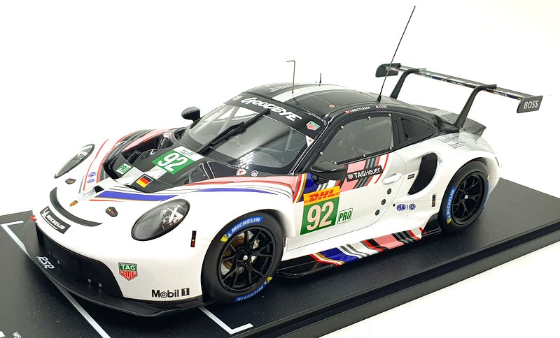 IXO 1/18 Scale Diecast LEGT18-23030 - Porsche 911 RSR #92 WEC Bahrain 2022