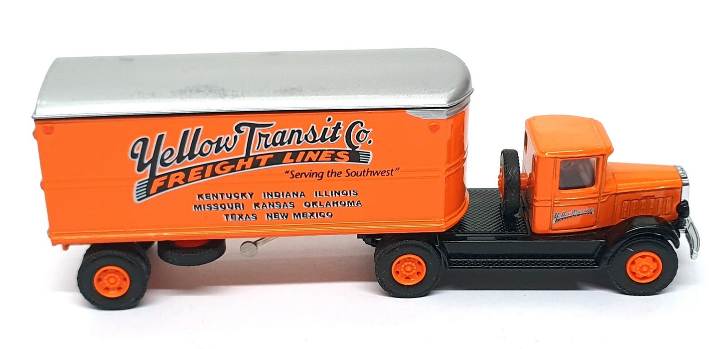 AHL 1/64 Scale L51103 - Mack Truck & Trailer Yellow Transit Co. - Orange
