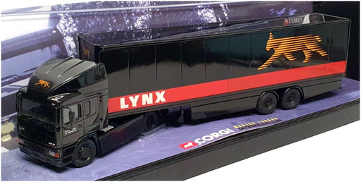 Corgi 1/50 Scale 75001 - ERF EC Box Trailer Lynx Express Truck - Black/Red