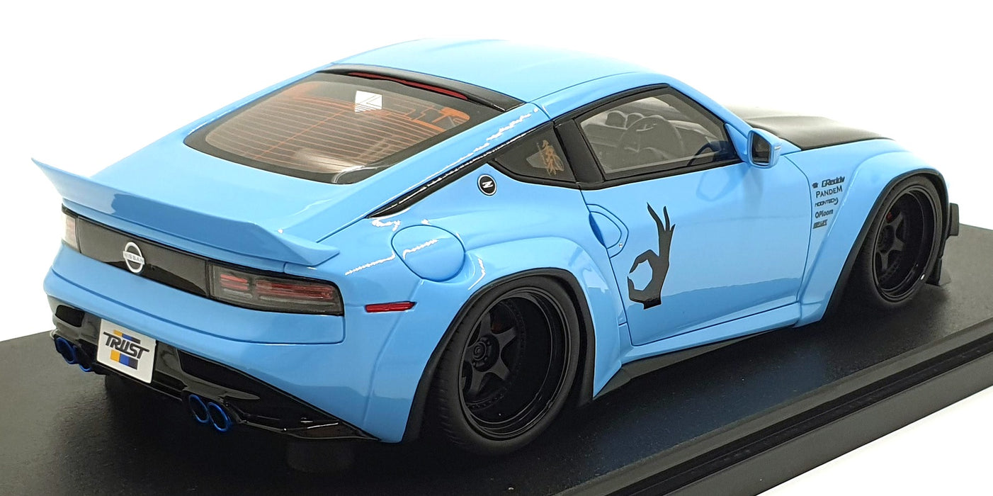 GT Spirit 1/18 Scale Resin GT943 - PANDEM Nissan Fairlady Z - Lt Blue