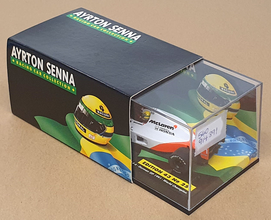 Minichamps 1/43 Scale 540 914391 - F1 McLaren Honda MP 4-6 German GP 1991 Senna