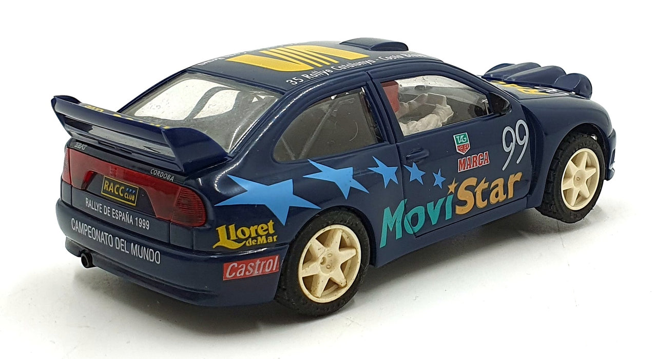 Ninco 1/32 Scale Slot Car 50182 - Seat Cordoba WRC #99 "Catalunya A-C Bravia" 