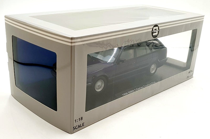 Triple9 1/18 Scale Diecast T9-1800403 - BMW 5 Series Touring E34 Techno Violett