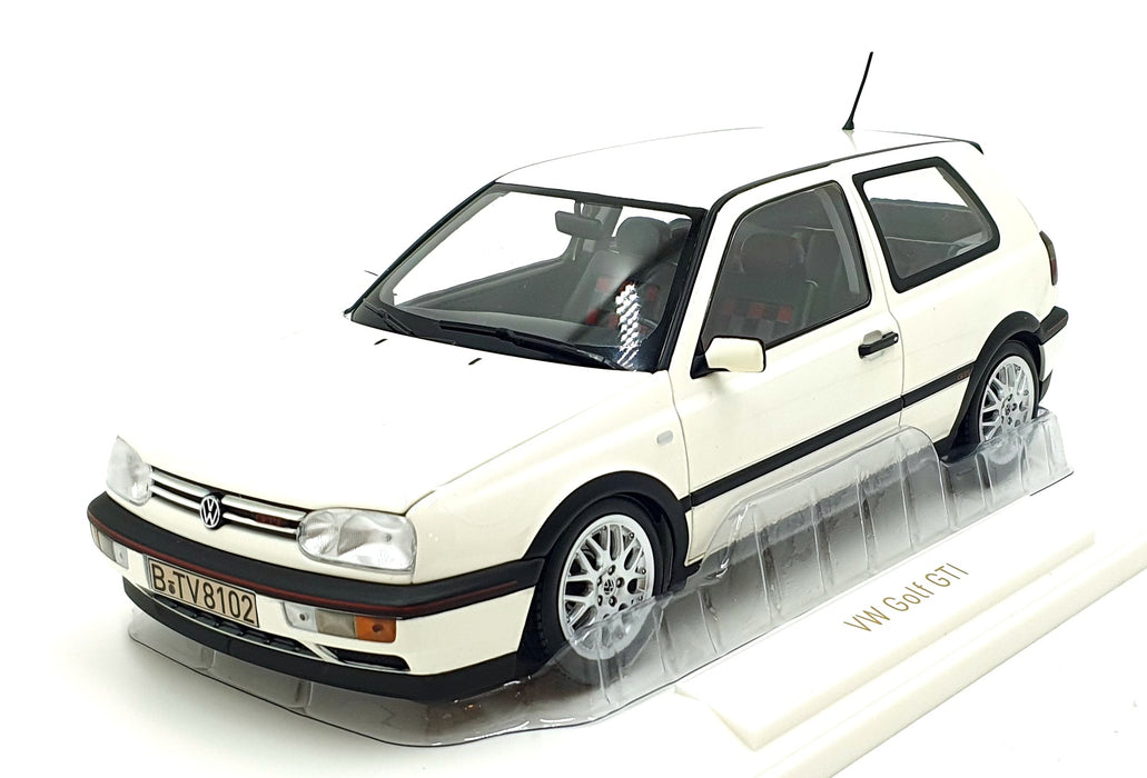 Norev 1/18 Scale 188508 - 1996 Volkswagen Golf GTI 20th Ann. Ed - Candy White