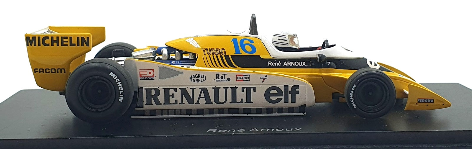 Spark 1/43 Scale S1705 - Renault RS12 #16 3rd French GP 1979