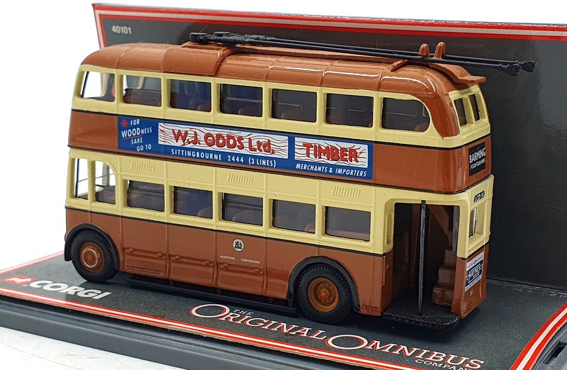 Corgi 1/76 Scale 40101 - Weyman Trolleybus Maidstone Corporation - R Barming