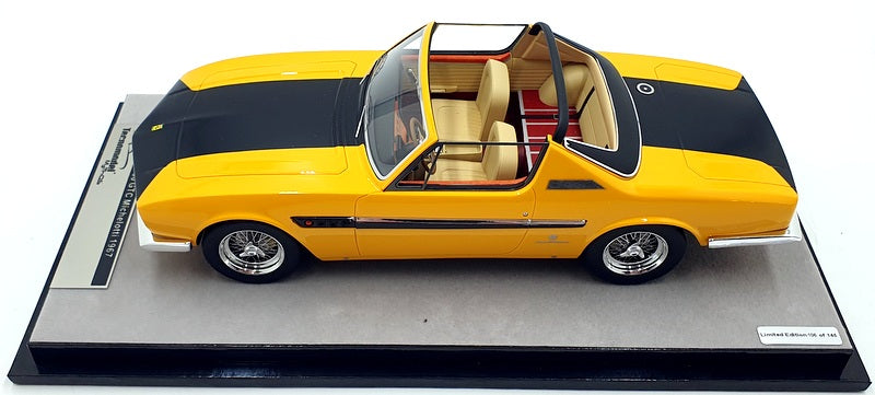 Tecnomodel 1/18 Scale TM18-130C - 1967 Ferrari 330 GTS Spyder - Yellow/Black