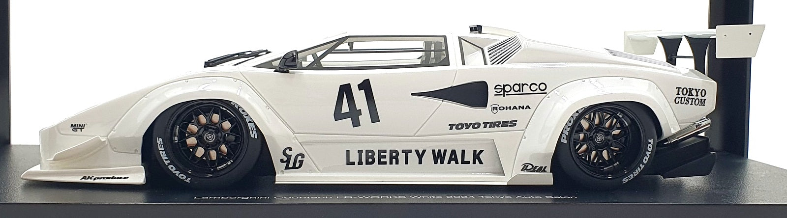 Top Speed 1/18 Scale Resin TS0600 Lamborghini Countach LBW #41 2024 Auto Saloon