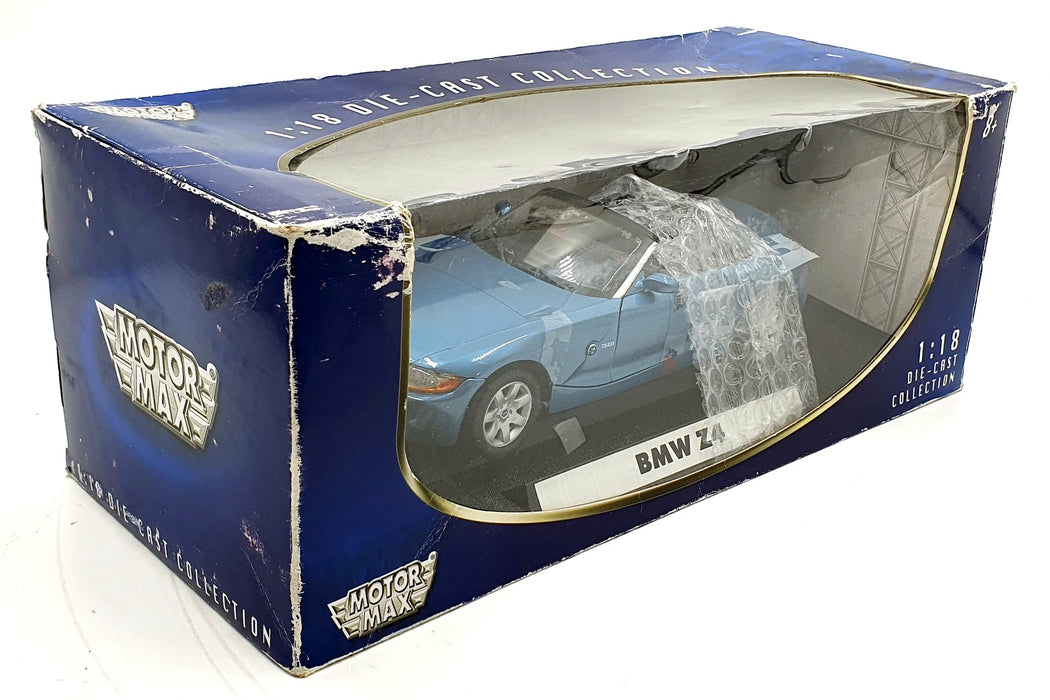Motor Max 1/18 Scale Diecast 73100 - BMW Z4 Roadster - Light blue