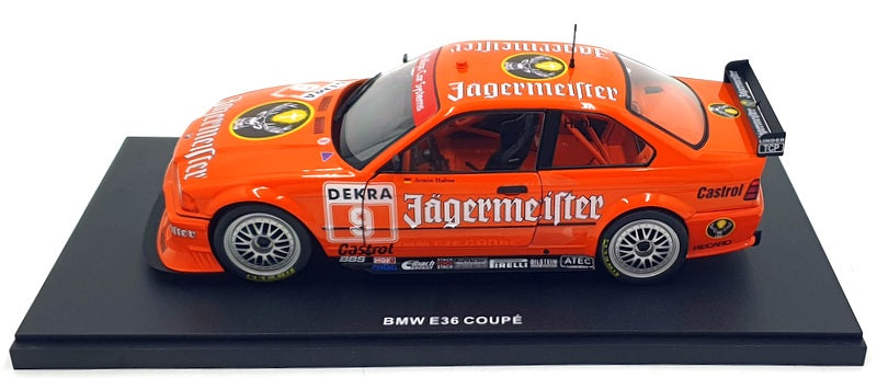 Werk83 1/18 Scale Diecast W1800701 - BMW E36 Coupe DTM #9 Jagermeister - Hahne