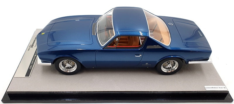 Tecnomodel 1/18 Scale TM18-130B - 1967 Ferrari 330 GTC Coupe Blue Abu Dhabi