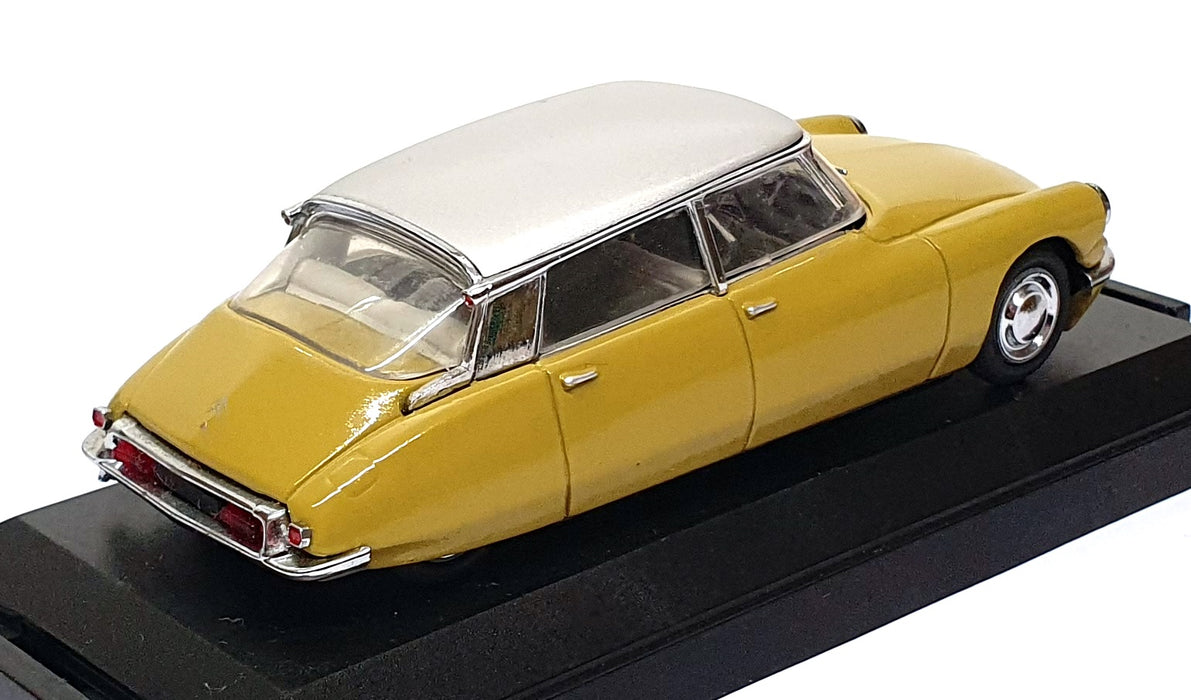 Vitesse 1/43 Scale L060B - 1963-64 Citroen DS 19 - Mustard/Grey Roof