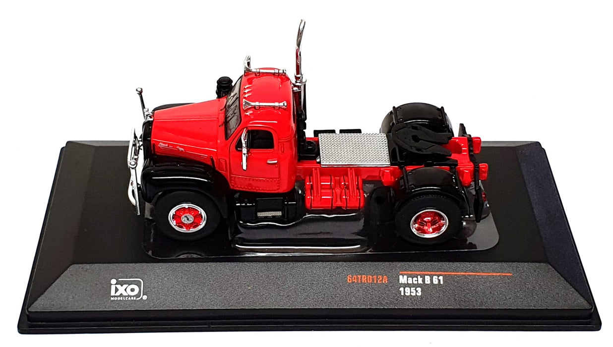 Ixo Models 1/64 Scale 64TR012A - 1953 Mack B 61 Truck - Red/Black